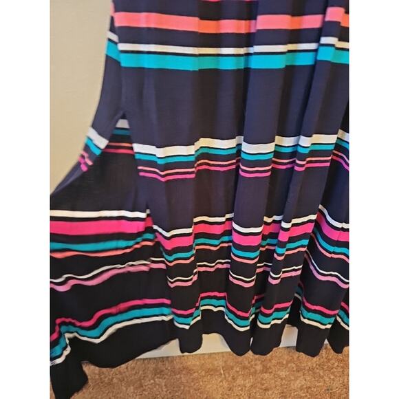 Lane Bryant Striped Colorful Maxi Dress‎ Size 18/20 - Picture 5 of 7